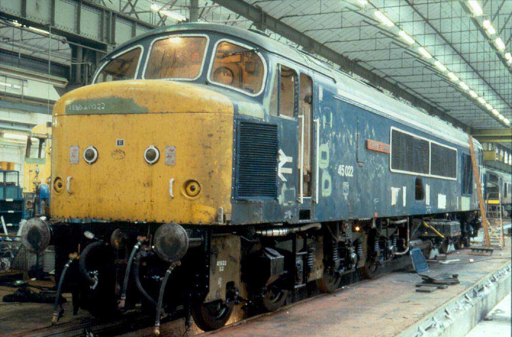 1981 Fascimilie Toton Class 45 Main Line Diesel Diagrams Loco Workings